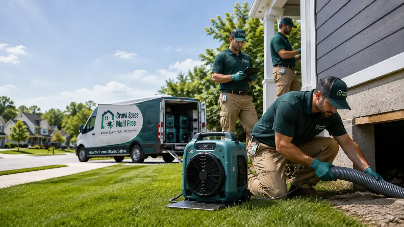 Crawl Space Mold Removal in Brookfield, MA